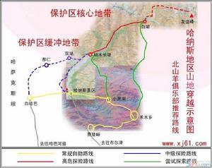 友谊峰登山路线