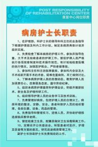 病房护士长职责