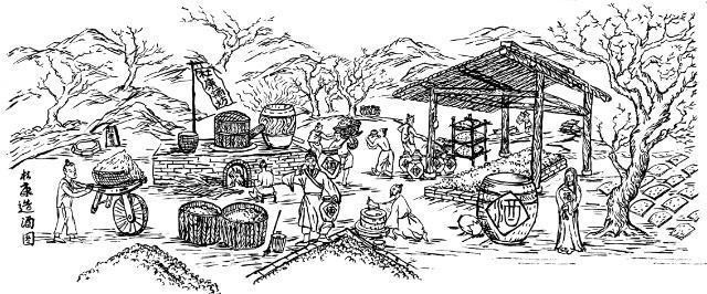 杜康造酒图
