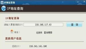 ip地址查询
