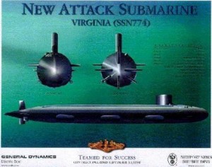 NSSN的首艇SSN774的预想图