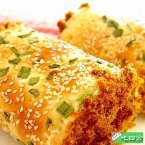 肉松花式面包