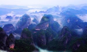八角寨鸟瞰图