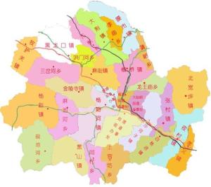 商州区辖4个街道,16个镇,10个乡:城关街道,大赵峪街道,陈塬街道,刘湾