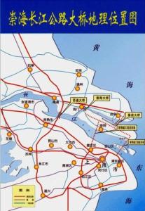 崇海大桥规划图