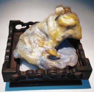 戈壁玛瑙石-犊石慕羊