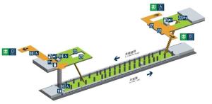 西四站站内立体图