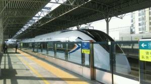 CRH6A-0414在广珠城际铁路担任C7605/C7606运行