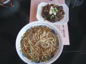 简易自制虾爆鳝面