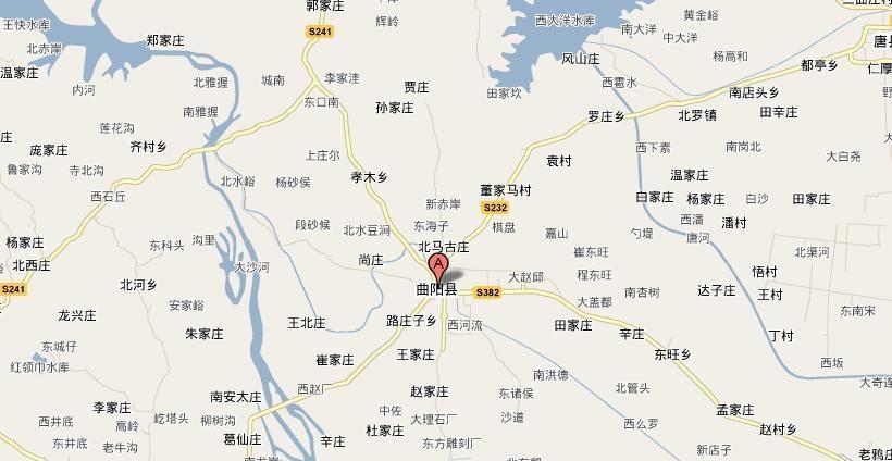 曲阳恒州镇地图图片