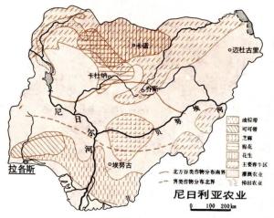 尼日利亚农产品产地分布