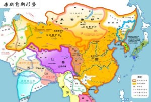 唐太宗后期、唐高宗时期的唐朝疆域