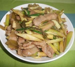 竹笋炒肉图片