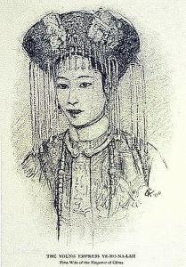 太后画像父亲:桂祥姑姑:慈禧丈夫:爱新觉罗·载湉姐妹:大姐载泽福晋