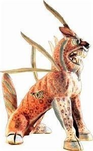 阿斯塔那古墓出土的镇墓兽