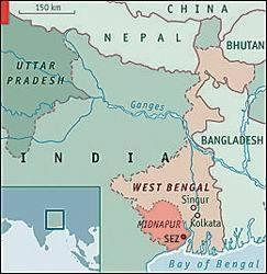 西孟加拉邦地图