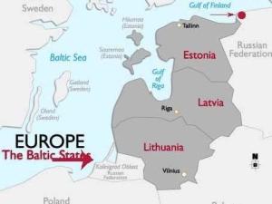 波罗的海三国地图