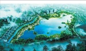 西湖公园鸟瞰图2