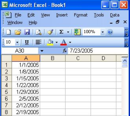 Microsoft Office Excel