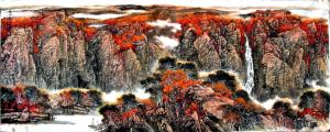 河谷-谭翃晶国画作品
