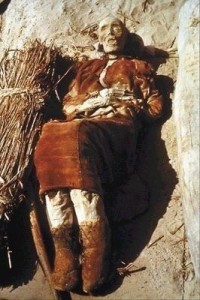 塔里木盆地原始印欧人干尸