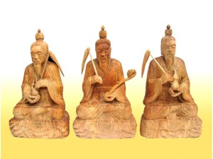木雕-福禄寿三老