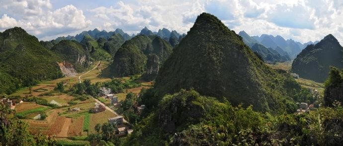 马山县山地丘陵区