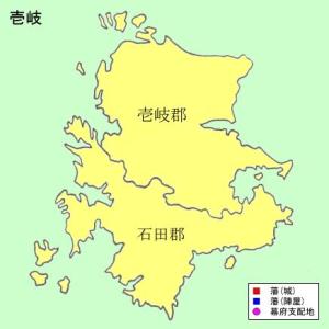 壹岐国分郡图