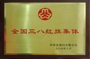 三八红旗手牌匾