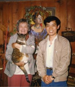 1985年拜访斯诺前夫人海伦·?斯诺