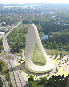 首府耶夫勒的天鹅大厦