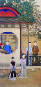郎吟阁读书像