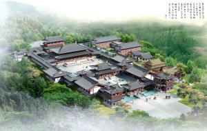 苏州大观音禅寺寺庙总体鸟瞰图