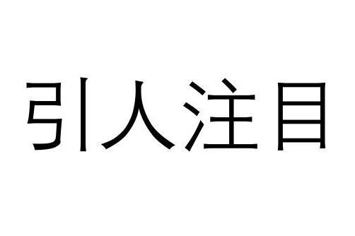 引人注目 汉语成语 搜狗百科