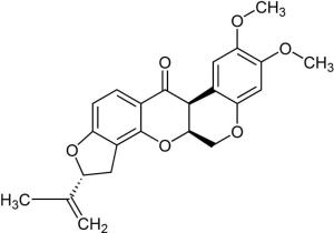 魚藤精的結構簡式