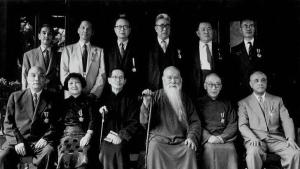 1956年文艺奖金及学术奖金得主合影