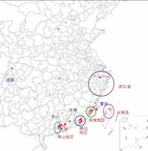 ≤20亿美金级华籍富豪分布图