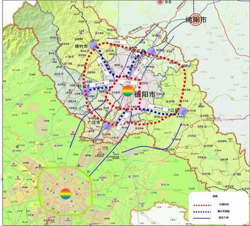 德阳市二环路规划图图片