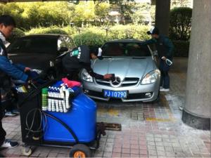 无水洗车示范运营点