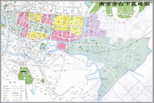 白下区行政区划图