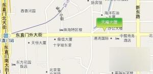 天海大厦楼盘交通图