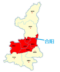 合阳县路井镇地图图片