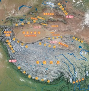 柴达木沙漠地图图片