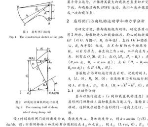 上开式扇形闸门