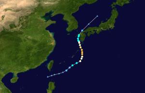 强台风南川 路径图