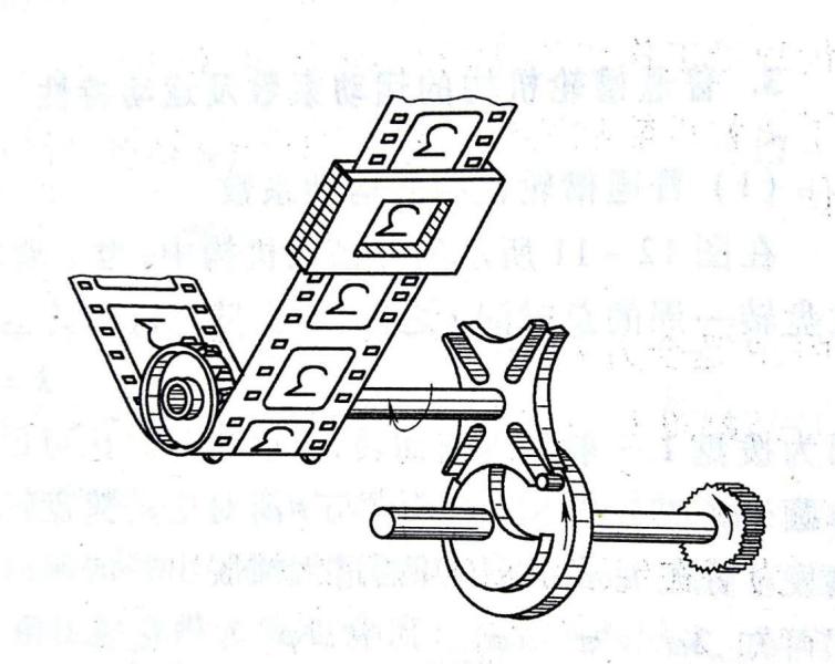 电影放映机机构简图图片