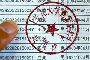 长江大学出示的2002年招生名册