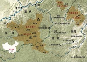 明朝播州位置地图