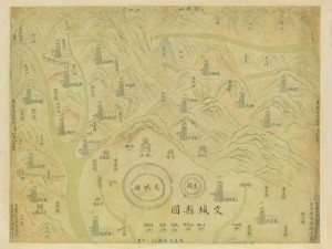 清初交城县疆域图