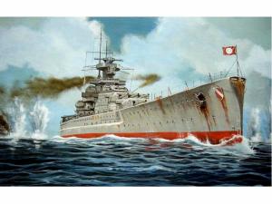 沙恩霍斯特号战列巡洋舰在海战中油画